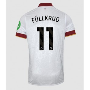 West Ham United Niclas Fullkrug #11 Alternativní Dres 2024-25 Krátký Rukáv